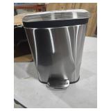 1.3 Gallon Trash Can with Lid | Stainless Steel