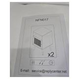 Mid Century Modern Nightstand Set of 2