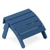 YEFU Adirondack Ottoman, Patio Foot Rest, Adirondack Foot Rest, Folding Adirondack Footstool, Weather Resistant for Adirondack Chair, Widely Used for Outdoor, Porch, Backyard, Fire Pits-Navy Blue