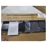 Black Nightstand with Charging Station and LED Light for Bedroom, Tall 4 Drawers Dresser with Fabric Bins for Bedside Kids Dorm Room Closet Laundry Entryway, Black