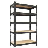 PrimeZone Storage Shelves 5 Tier Adjustable Garage Storage Shelving