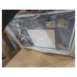 32X24 Gold LED Mirror for Bathroom with Frontlit & Backlit, LED Bathroom Mirror with Metal Frame, Anti-Fog, Stepless Dimmable, 3 Colors Temperature LED Vanity Mirror(Horizontal/Vertical)