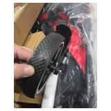 Dog Stroller for Medium/Large Dogs One-Click Folding,Extra Large Pet Stroller with Storage Pocket,Cat Stroller with Shock Absorption Red