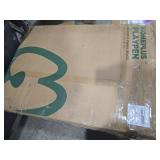 FXW Homeplus Unleashed Indoor Dog Playpen - Stress-Free and Safe Play, Heavy Duty 40 Inch 8 Panels Dog Pen for Medium and Large Dogs, Black