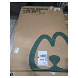 FXW Dog Gate Extra Wide Designed for Indoor Use, Adjustable Width Up to 219-inch Wide (40\" H 8 Panels for Puppies and Small Dogs), Black