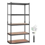 Storage Shelving Unit, 5-Tier Adjustable