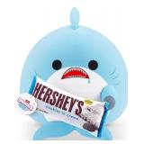 Snackles Series 2 Shark & Hershey (Cookies n Cream) 16 Inch Plush by ZURU, Ultra Soft Plush, Collectible Plush with Real Licensed Brands, Stuffed Animal, Giftable