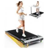 Walking Pad with Incline, Akluer Incline Treadmills for Home, 2.5 HP Under Desk Treadmill Small, Walking Pad Small Treadmill with LED Display