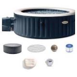 INTEX 28431EP PureSpa Plus Bubble Massage Spa 6 Person Capacity 85" x 28"