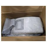 SILVEL Retractable Garden Hose Reel, 1/2 in x 100ft Wall Mount Heavy Duty Automatic Hose Reel with 10 Pattern Nozzle, Any Length Lock & Slow Return System, 180°Swivel Bracket Upgraded UV Resistant