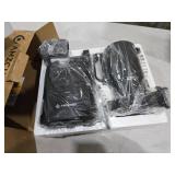 AMZCHEF Juicer Machines, 5.8\" Extra Self-Feeding Cold Press Juicer for Whole Vegetable & Fruit, Juice Extractor Machine with Large Auger & Triple Strainers, Easy to Clean, High Juice Yield, Black