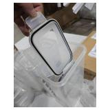 8 Pack Plactic Storage Containers