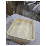 12x12x3 Inch 3-Tier Wall Mount Doll Display Case Waterproof Dustproof Clear Lid with Adhesive for Small Figures Collectibles