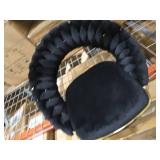 Dining Chair Set of 2 with Backrest and Metal Feet, Modern Upholstered Chairs for Dining Room, Kitchen, and Living Room, Decorative Sofa Chairs