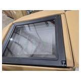 FXW AuraSpace Acrylic Indoor Dog Playpen for Small and Medium Dogs, 30 Inch, 12 Panels, Black