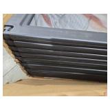 FXW AuraSpace Acrylic Indoor Dog Playpen for Small and Medium Dogs, 30 Inch, 12 Panels, Black