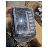 500% Brighter LED Projector Sequential LED DRL Headlight Assembly Fit for 2005-2007 2005 2006 2007 05 06 07 F250 F350 F450 F550 Super Duty/2005 Ford Excursion (Black Housing Clear Reflector)