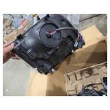 500% Brighter LED Projector Sequential LED DRL Headlight Assembly Fit for 2005-2007 2005 2006 2007 05 06 07 F250 F350 F450 F550 Super Duty/2005 Ford Excursion (Black Housing Clear Reflector)