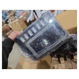 500% Brighter LED Projector Sequential LED DRL Headlight Assembly Fit for 2005-2007 2005 2006 2007 05 06 07 F250 F350 F450 F550 Super Duty/2005 Ford Excursion (Black Housing Clear Reflector)