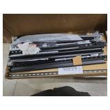 REIBII Storage Shelves 5 Tier Adjustable Garage Shelving Heavy Duty Metal Shelving 2020LBS Metal Shelf 59.8\" H Pantry Shelf for Garage Pantry Closet Kitchen Basement 28\" W x 12\" D x 59.8\" H, Black