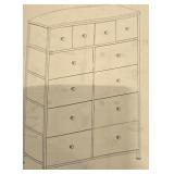 12 Drawer Dresser