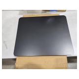 360° Rolling Tray Bamboo Appliance Slider for Kitchen Appliances, for Breville Espresso Machine Accessories, Sliding Tray for Coffee Maker Appliances Mat Easily from Under The Cabinet Black 13\" 15.7