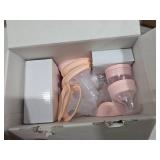 NCVI Electric Breast Pump 8782, Portable Hospital-Grade Double Pump with 4 Modes & 9 Levels, Anti-Backflow, Rechargeable Quiet Breastfeeding Pump for Efficient Comfortable Use at Home, Work or Travel