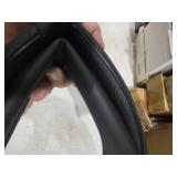 Ouzorp Car Steering Wheel Cover, Microfiber Leather Steering Wheel Covers with Anti-Slip Lining, Universal 14.5-15 inchs Black