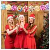 Nezyo 45 Pcs Candyland Cutouts Decoration Christmas Candy Bulletin Board Decorations Colorful Candy Paper Cut Peppermint Candyland Cutouts for Home Classroom Holiday Birthday Party Chalkboard Decor