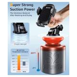 Phone Mount for Car [Military-Grade Super Suction] Universal Hands-Free Phone Holder for Dashboard Windshield Air Vent for iPhone 17/16 Pro Max Air Plus Samsung All Phones