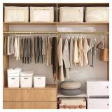 Closet Rods For Hanging Clothes, 17-76 Inch Adjustable Closet Rod, Stainless Steel Heavy Duty Closet Hanging Rod-Gold