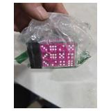 Bescon 12mm 6 Sided Dice 36 in Brick Box, 12mm Six Sided Die (36) Block of Dice, Translucent Pink