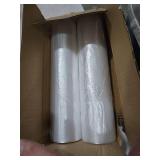 12\" x 16\" Clear Plastic Produce Bag on a Roll, Food Storage Bags for Vegetables, Bread, Fruits and Meat, Easy To Tear, Continuous Roll- 350 Bags/Roll - [2 Rolls]