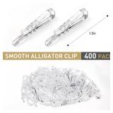 Thickened Fabric Organizer Boards for Books, Comics & Magazines - 100 PCS of 7.5 * 10.5 Inch Comic Book & Magazine Backing Boards with U Shape Plastic Alligator Clips (400PCS)