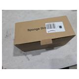 Cisily Black Sponge Holder for Kitchen Sink, Sink Caddy Organizer with High Brush Holder, Kitchen Countertop Organizers and Storage Essentials, Rustproof 304 Stainless Steel, Soap Dispenser Organize