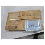 SHAINFUN Elevated Dog Bowls - Slow Feeder, Raised Stand with Two 1700ML Stainless Steel Bowls, Spill Proof Mat for Large & Medium Dogs