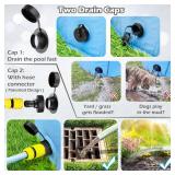 Jasonwell Foldable Dog Pet Bath Pool Collapsible Dog Pet Pool Bathing Tub Kiddie Pool Doggie Wading Pool for Puppy Small Medium Large Dogs Cats and Kids 48\" Blue