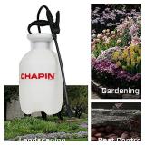 Chapin International 20541 1 Gallon Lawn & Garden Multi-Purpose Sprayer with Foaming and Adjustable Nozzles, Made in The USA, 1-Pack, Translucent White