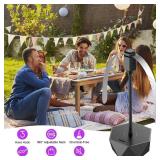 PIMAG Fly Fans for Tables, Fly Repellent Fan Outdoor Indoor Keep Flies Away, Fly Repellent Fans for Tables with Holographic Blades for Picnic, Party, Restaurant, Kitchen, and BBQ, 4 Pack Black