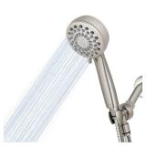 Waterpik High Pressure Hand Held Shower Head With Hose, PowerPulse Massage 7-Mode, Brushed Nickel XPB-769ME