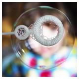 Big Bubble Bottle 24 Pack - 4oz Blow Bubbles Solution Novelty Summer Toy - Activity Party Favor Assorted Colors Set