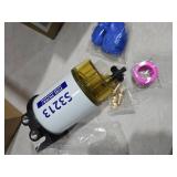 S3213 Fuel Filter Water Separator Replacement for Marine Outboard Motor Mercury with 3/8\" Barb x 1/4\" NPT Fittings Replaces# 35-60494-1, 18-7932 -1, 18-17928, 35-809097