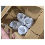 SHYRC Wine Glasses Set of 8, 12oz Clear Red/White, Long Stem Wine Glasses for Party, Wedding and Home