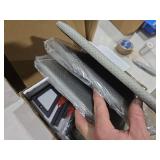 LitaiL Dog Ramps for Stair - Pet Steps Stairs for Staircase with Anti-Slip Bottom Suitable for Small Cats, 3 Packs Extra Wide Metal Frame Dog Ramps for Injured and Older Pets (Grey)