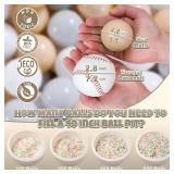 GOGOSO Ball Pit Balls for Toddlers Kids Plastic Balls for Ball-Pit Playpen Pool Baby Pastel BPA-Free Non Toxic Pastel Crush Proof Bal Beige Light Gray White 100pcs