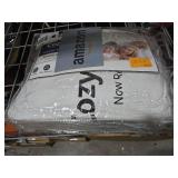 CozyLux King Size Comforter Sets - White Comforter King Size, 3 Pieces Box Stitched Soft Lightweight Bed Set, All Season Bedding Sets with 1 Down Alternative Comforter and 2 Pillow Shams