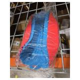 Boribim 2 PCS Square Silicone Air Fryer Liners - 8 Inch Reusable Air Fryer Pot - Air Fryer Accessories - Air Fryer Inserts for 4 to 7 QT Oven Microwave Accessories (Red + Blue)