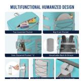 VKKZAAW Cooler Backpack,36Cans Backpack Cooler Insulated Leak Proof Waterproof Soft Sided Cooler Bag,Beach Camping Cooler,Light Weight Travel Cooler Lunch Backpack for Hiking Shopping