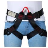 HandAcc Climbing belts, Safe Seat Belts for Tree Climbing Outdoor Training Caving Rock Climbing Rappelling Equip - Half Body Guide belt for Women Man and Novice Medium