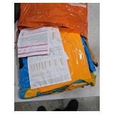 Slip Water Slide, 17ftx3 Lane Slip Water Slide for Kids Backyard Lawn,Summer Water Toys Outdoor Sprinkler with 3 Sliding Racing Lanes and 3 Inflatable Bodyboards